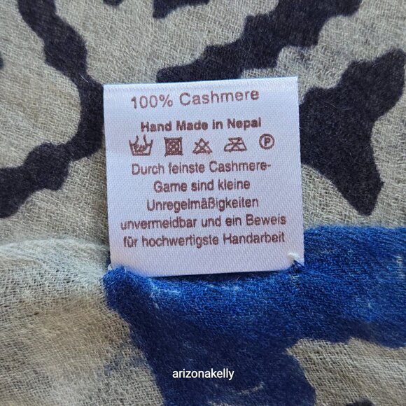 Friendly Hunting Cashmere Stole Eyes of Marrakesh - Picture 12 of 16